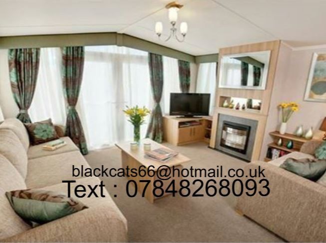 Two Bedroom Front Row Caravan for Hire DEVON CLIFFS SANDY BAY EXMOUTH DEVON