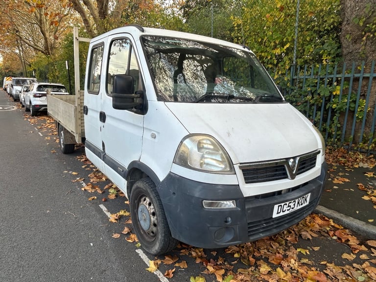 MOVANO 3500 CDTI LWB DOUBLE CAB DROPSIDE PICKUP