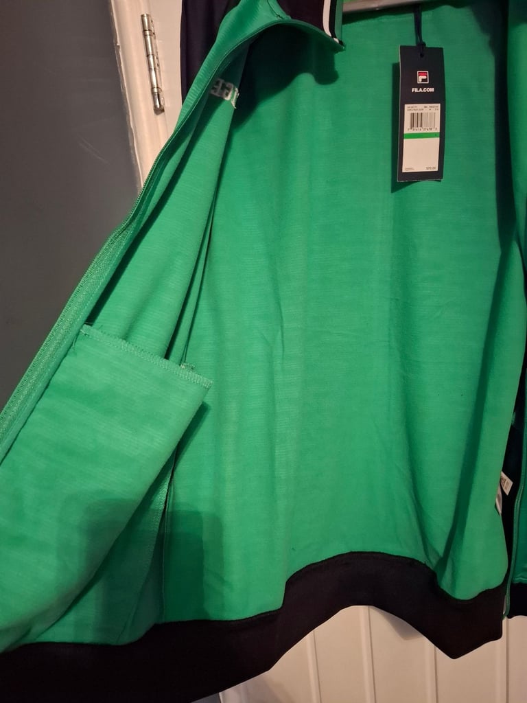 Mens Large Fila Nigeria Track Jacket