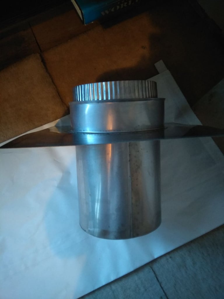 image for chimney register plate and 7'' collar