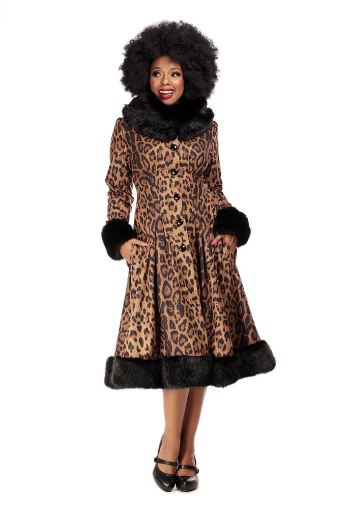 NEW 'COLLECTIF VINTAGE' LEOPARD PRINT FLARE COAT!