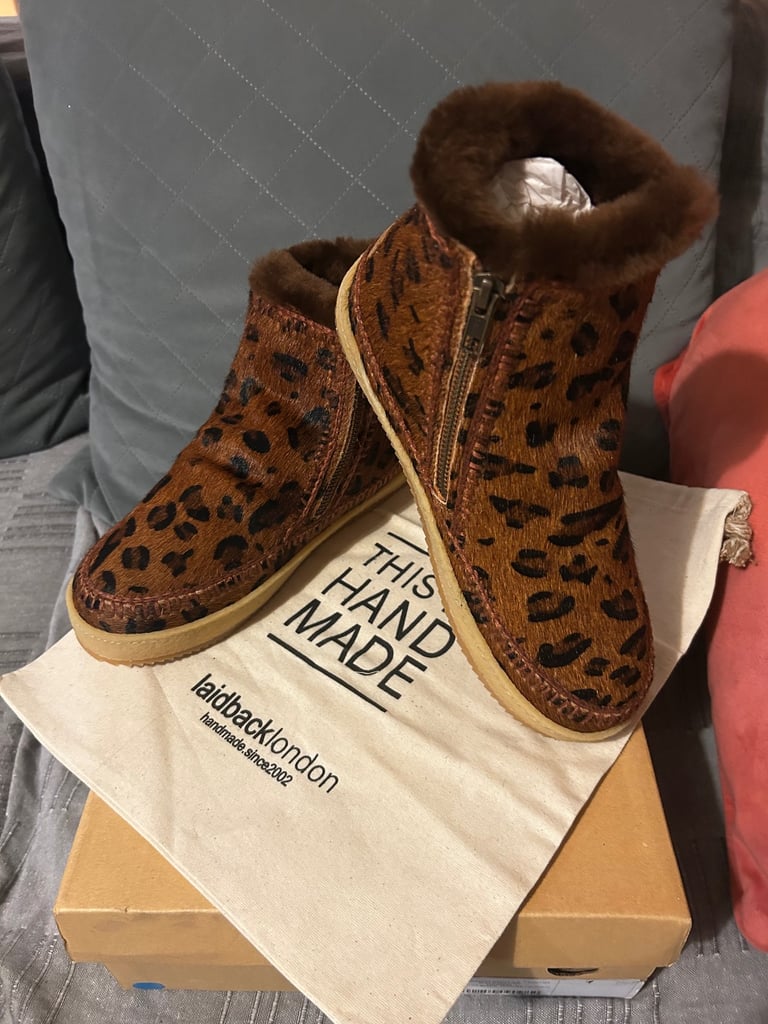 Laidback London Setsu Crochet boots brand new size 37