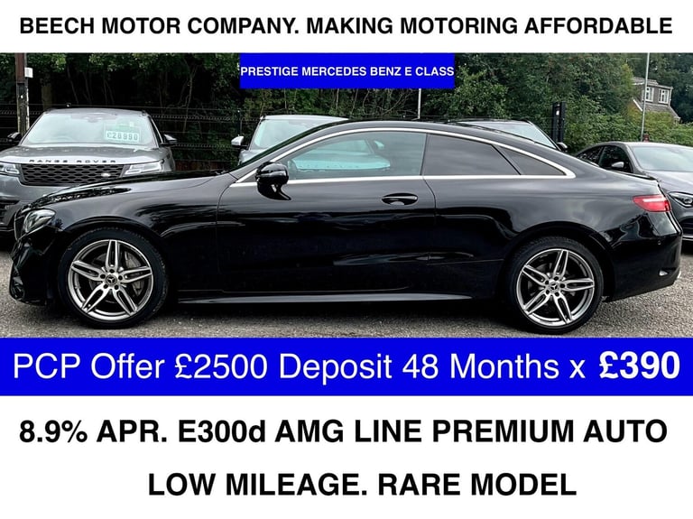 2020 Mercedes-Benz E Class 2.0 E300d AMG Line (Premium) G-Tronic+ Euro 6 (s/s) 2dr COUPE Diesel A...