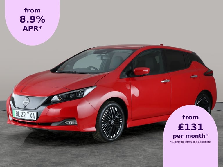 image for 2022 Nissan Leaf 39kWh Tekna Hatchback 5dr Electric Auto (150 ps) - LED - NAV - LANE DEPARTU Hatc...