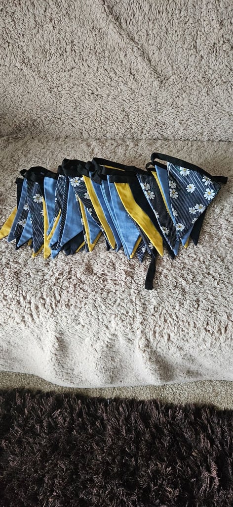 Hand made bunting