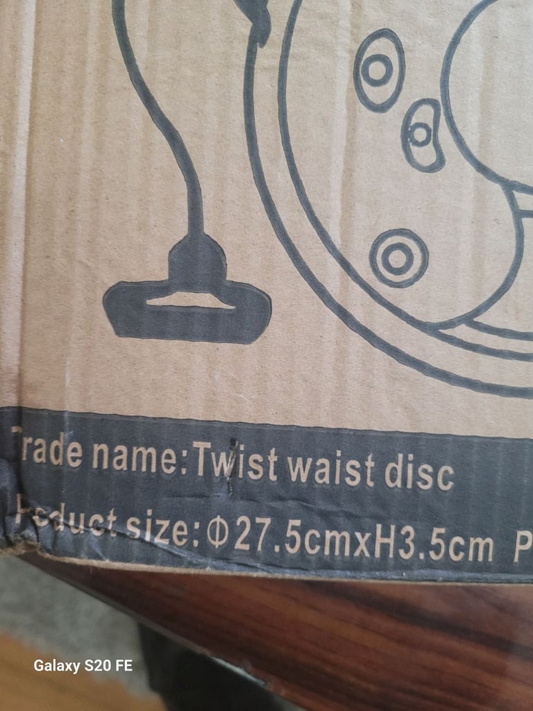 Blue Core Twist Waist Disc with Resistance Ropes - Home Fitness Twister Board