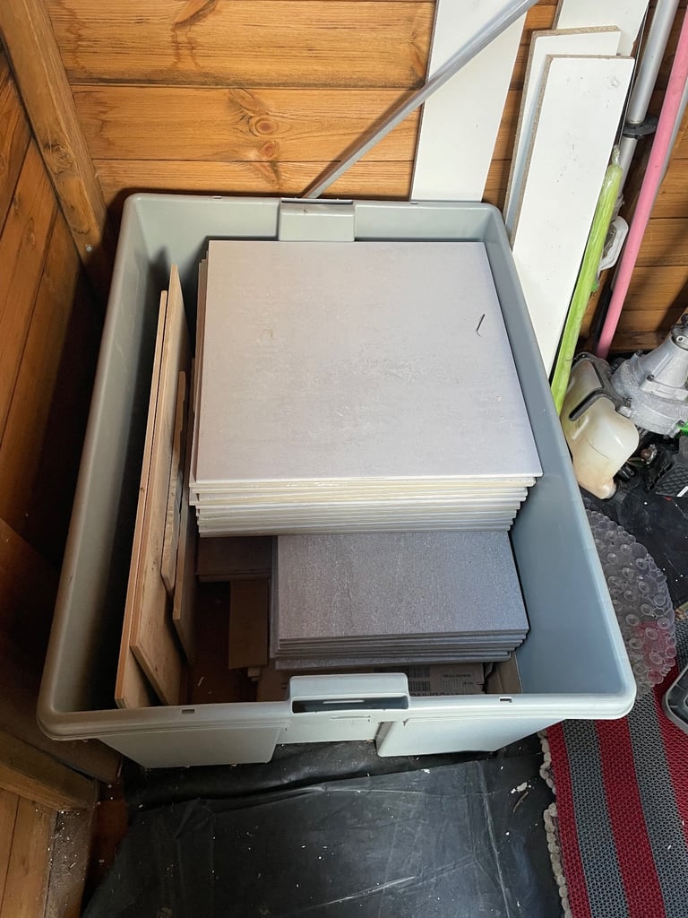 Porcelonosa tiles left over from bathroom project