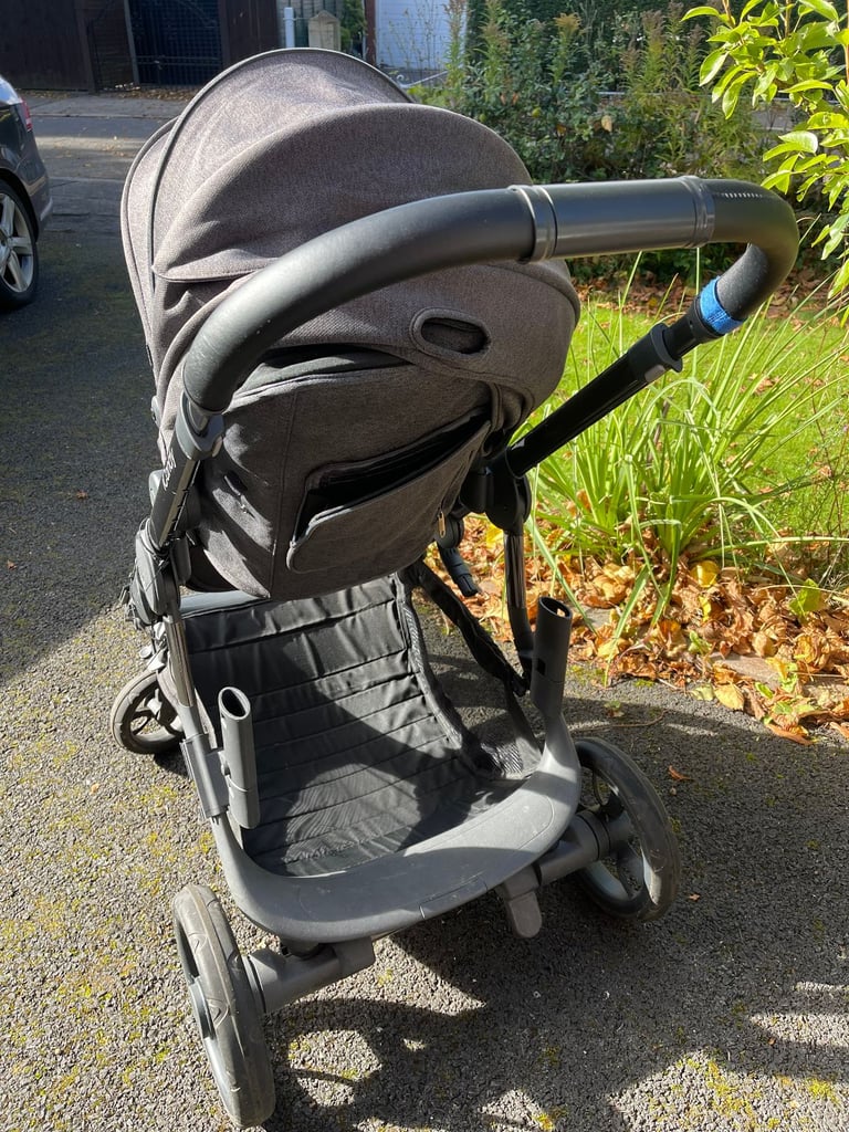 ICANDY ORANGE TWIN - DARK SLATE MARL PHANTOM TRAVEL SYSTEM - TWINS / TWO CHILDREN