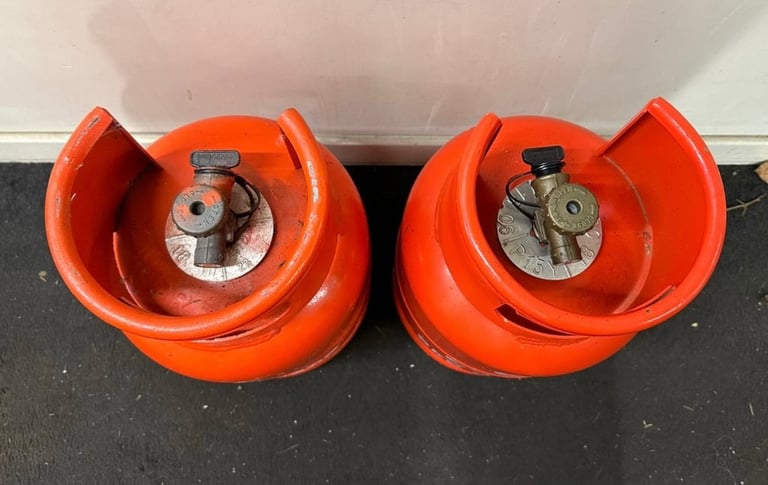 Calor Propane Gas 6kg 2x Propane Full Bottles, A Matched Pair 6 kg