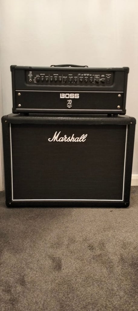 Boss Katana Artist Mk2 head & Marshall MX212R 2x12 cabinet in excellent condition