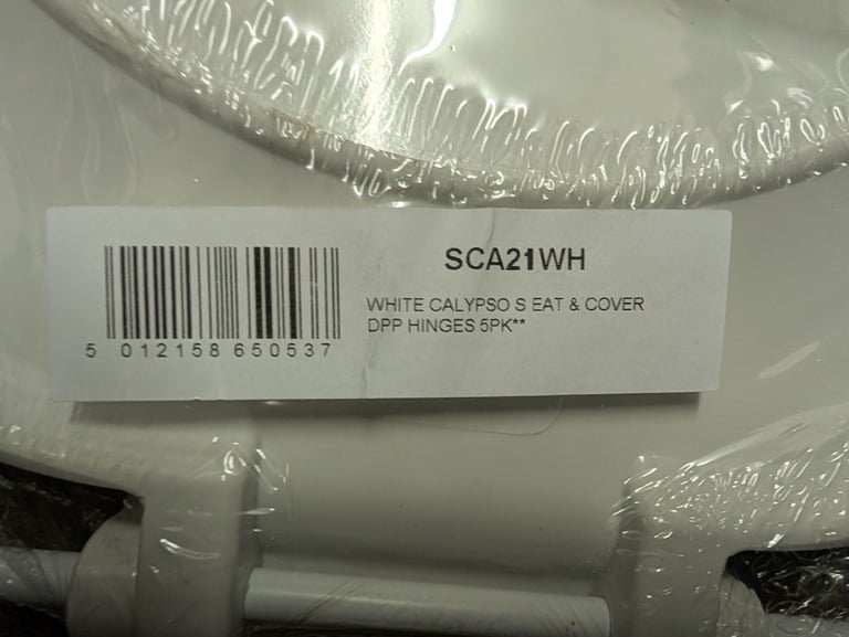 2x Wirquin Celmac Calypso Dual Position Plastic Toilet Seat & Cover