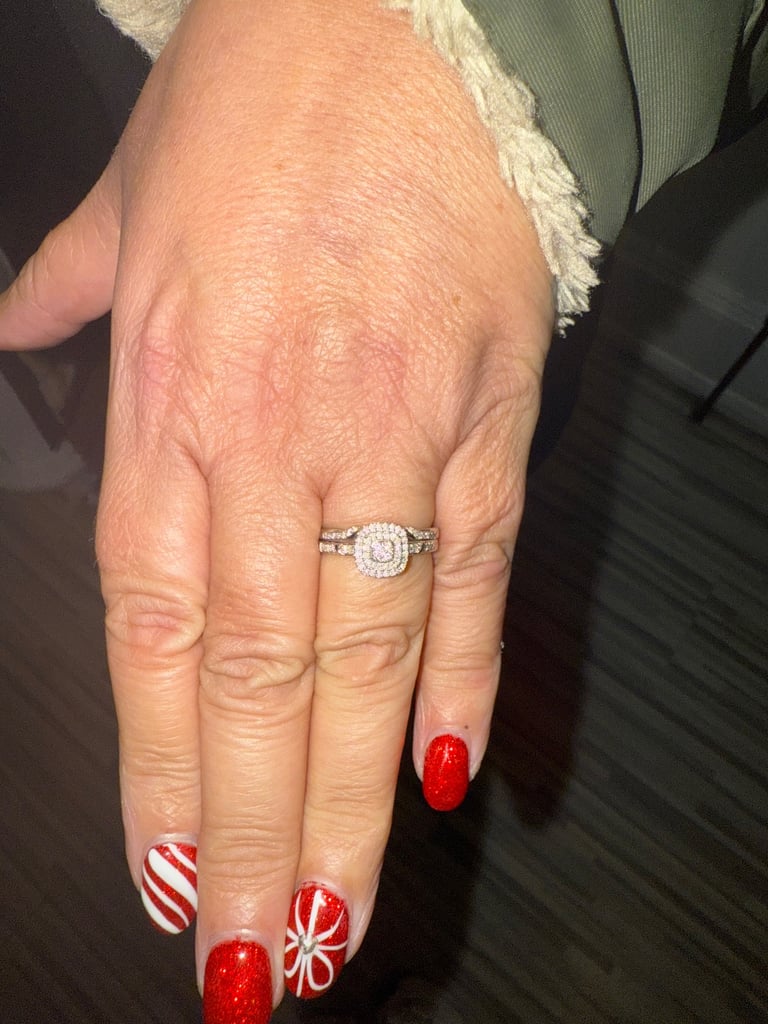 image for Wedding and engagement ring set 