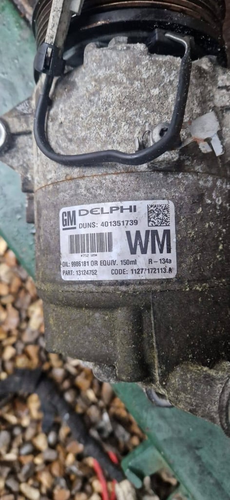 Vauxhall Zafira B Astra H 1.9 CDTI 08-13 AC Compressor Air Condition 13124752