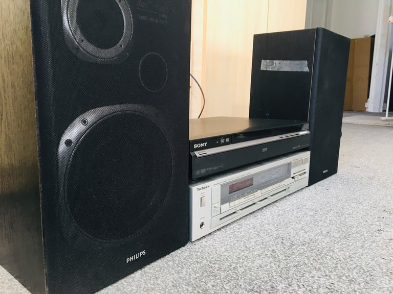 image for Japanese technics amp/230W Sony hard drive DVD player/Aux/USB/160GB hard/ HDMI etc 