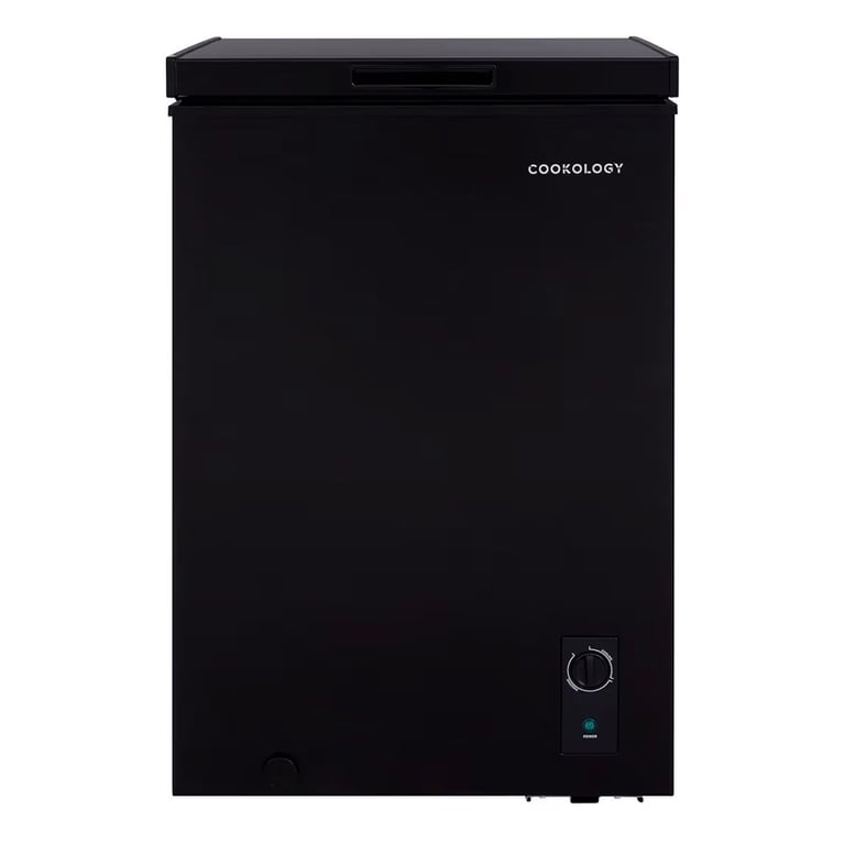 Cookology CCFZ99BK Freestanding Chest Freezer in Black - 99 Litre Capacity