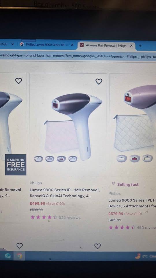image for Hair removal philips lumea 9900