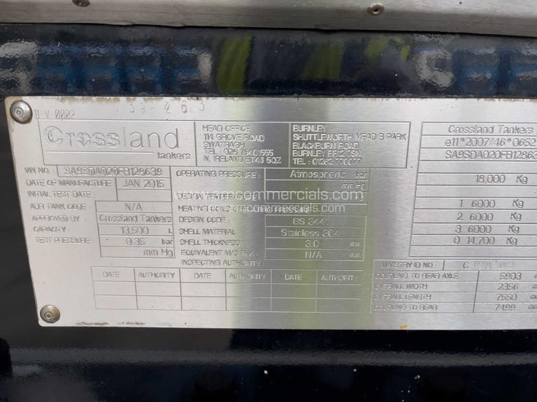 2020 (70) SCANIA P450 XT 6X2 MILK TANKER DRAWBAR OUTFIT