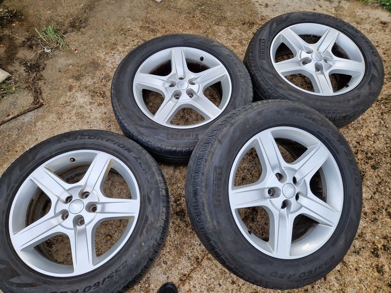 20" Defender Discovery Range Rover Transporter alloy wheels 255/60R20 tyres 4mm