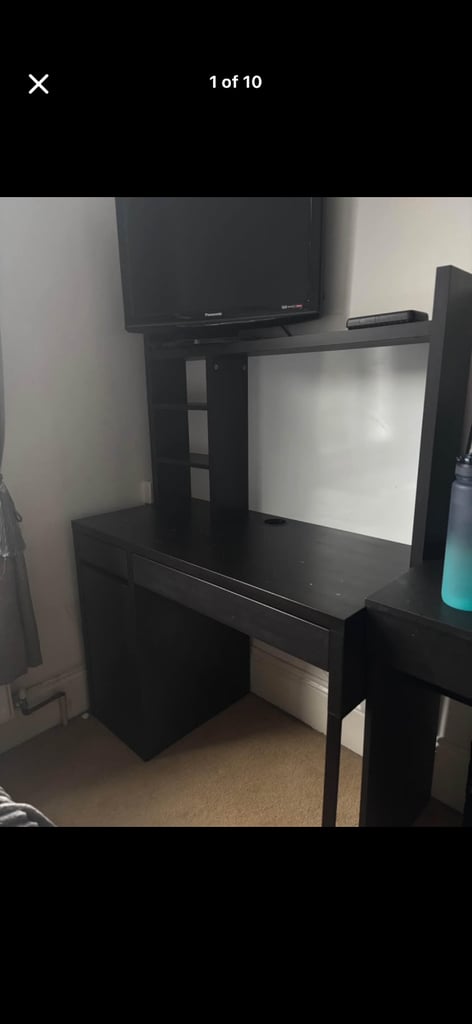IKEA Micke Black Desk