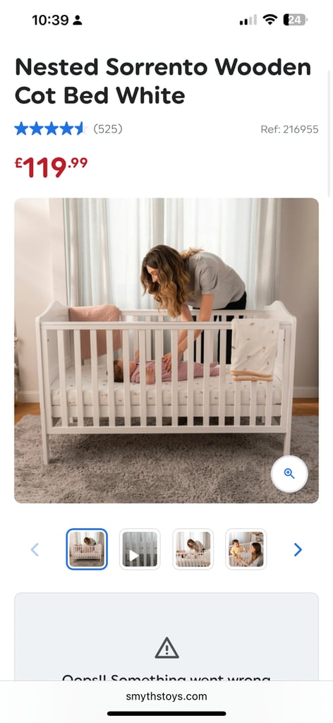 White cot