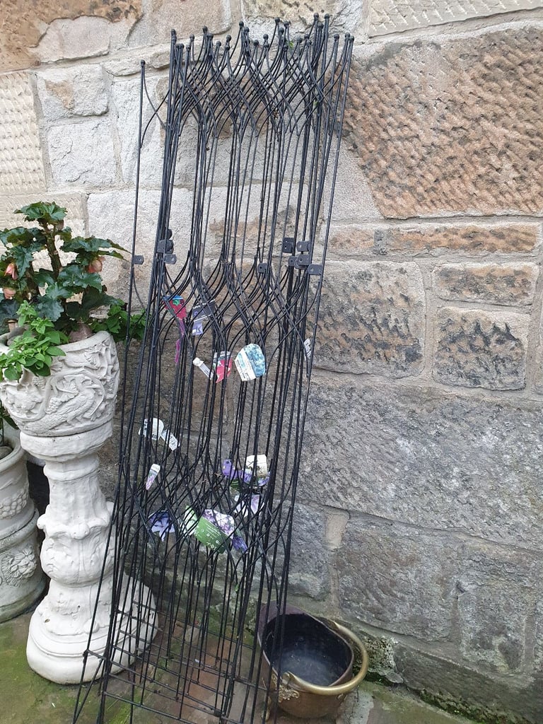 Large Metal Trellis Wall Climbing Garden Plant Frame Rose Support 1.8m x 40cm