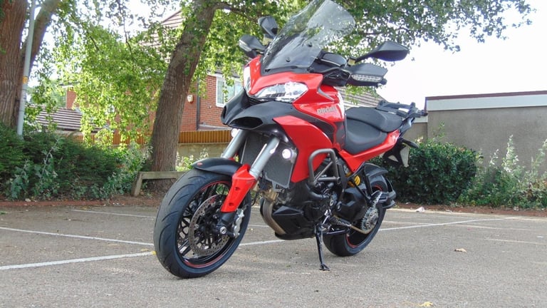 image for Ducati Multistrada 1200S Granturismo 2014 full luggage spec Italian tourer 