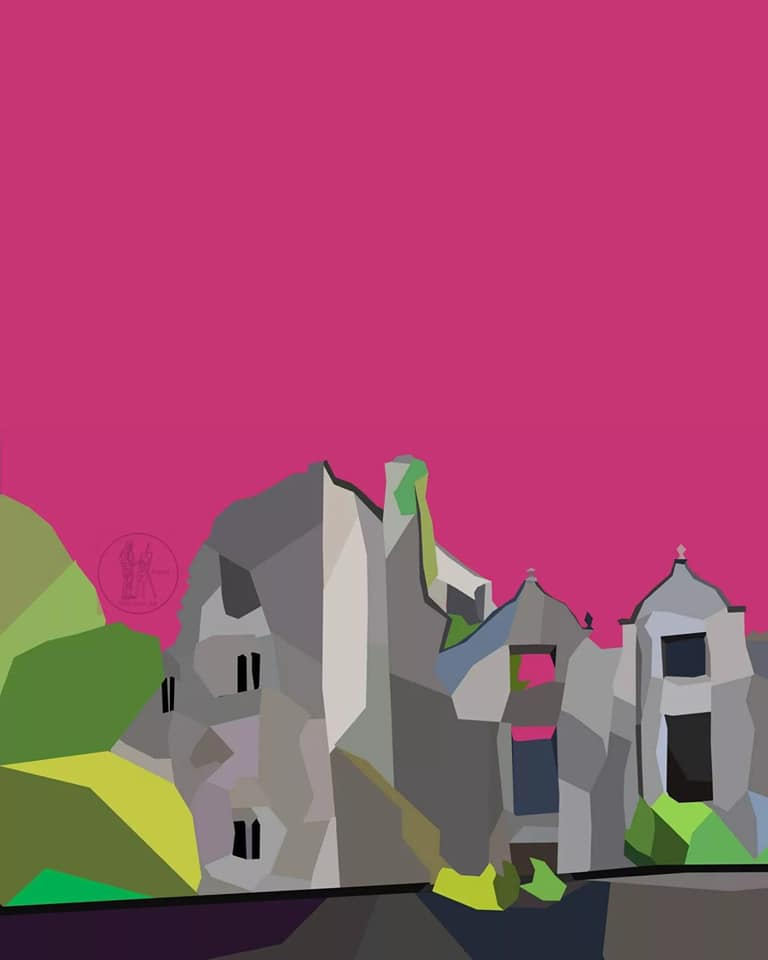 image for Hay-on-wye Castle digital Artwork