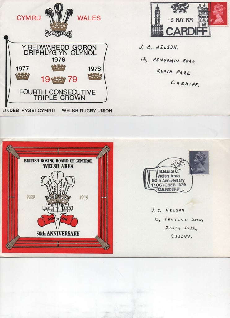 120 Wales first day covers