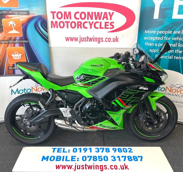 image for KAWASAKI NINJA 650 SRFAN, 2024(24), 1 OWNER, 1,936 MILES, WARRANTY 03/26, £5795