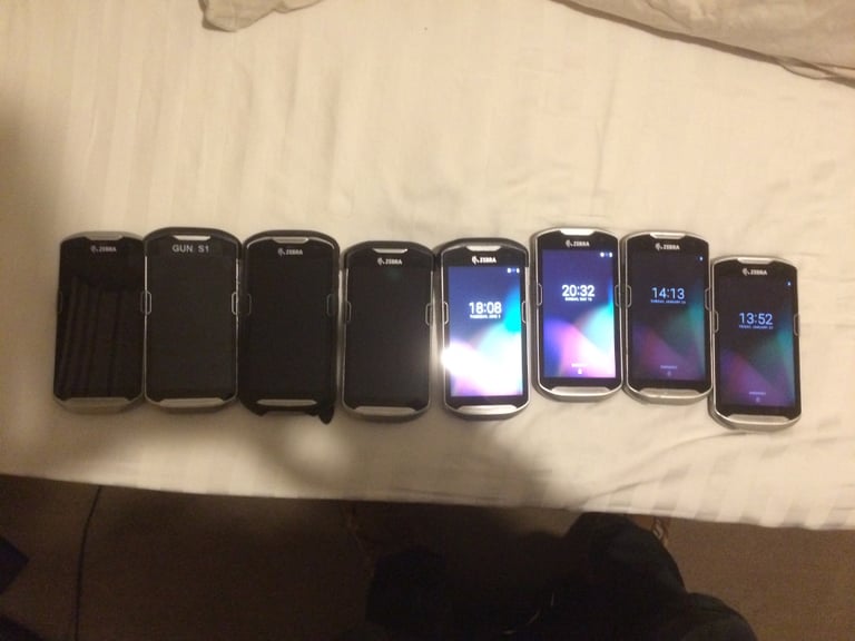 Zebra TC510k  there are 8 in total only a few battery hold a full charge open to offers for the lot