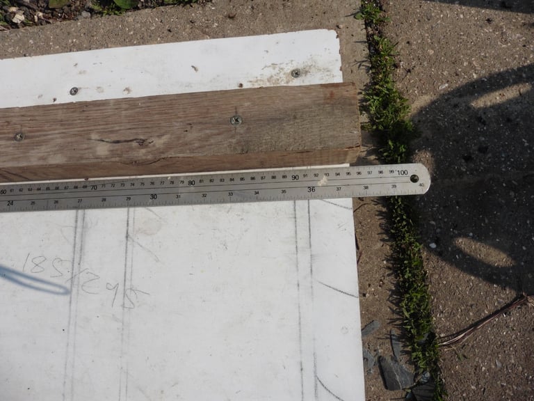Workshop made Bench roof Slate Cutter solid/bombproof