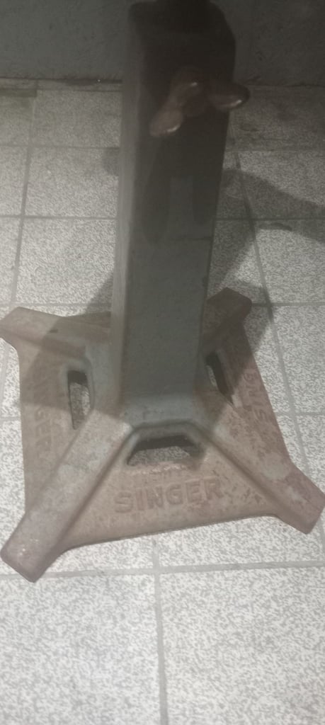 Antique Singer stool