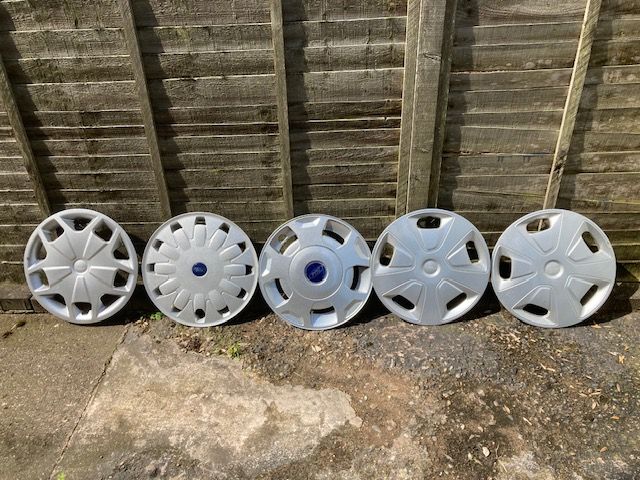 Ford Transit van motor home wheel trims 16” - pair Pre-owned Part No Ford JK 21-1130  FA