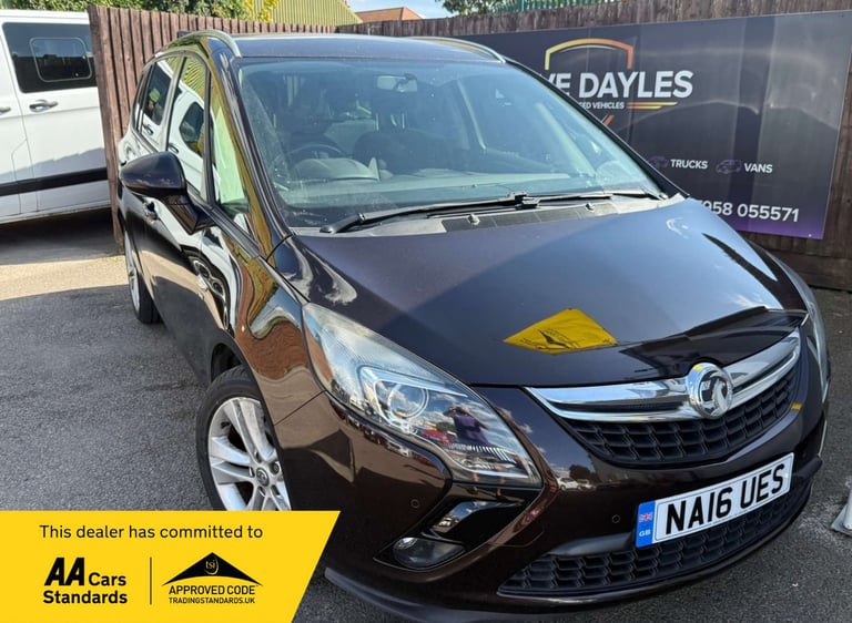 2016 Vauxhall Zafira Tourer 1.4 Zafira Tourer SRi T 5dr MPV Petrol Manual