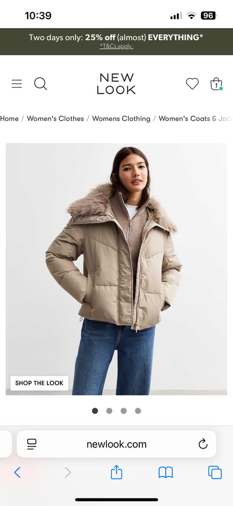 New look coat 
