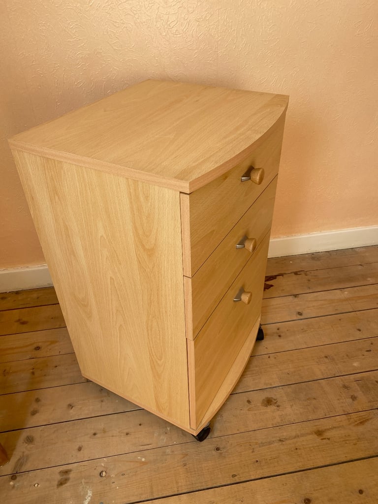 Pine Filing Drawer Unit 74Hx45Wx40D