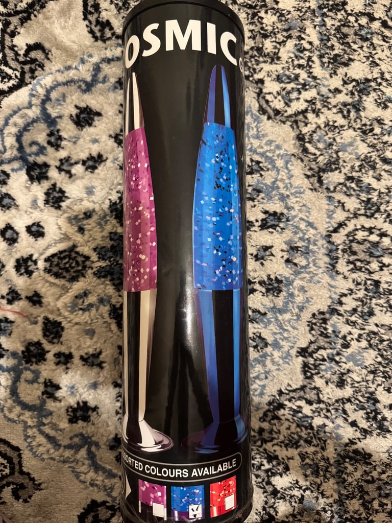 Cosmic glitter lamp 