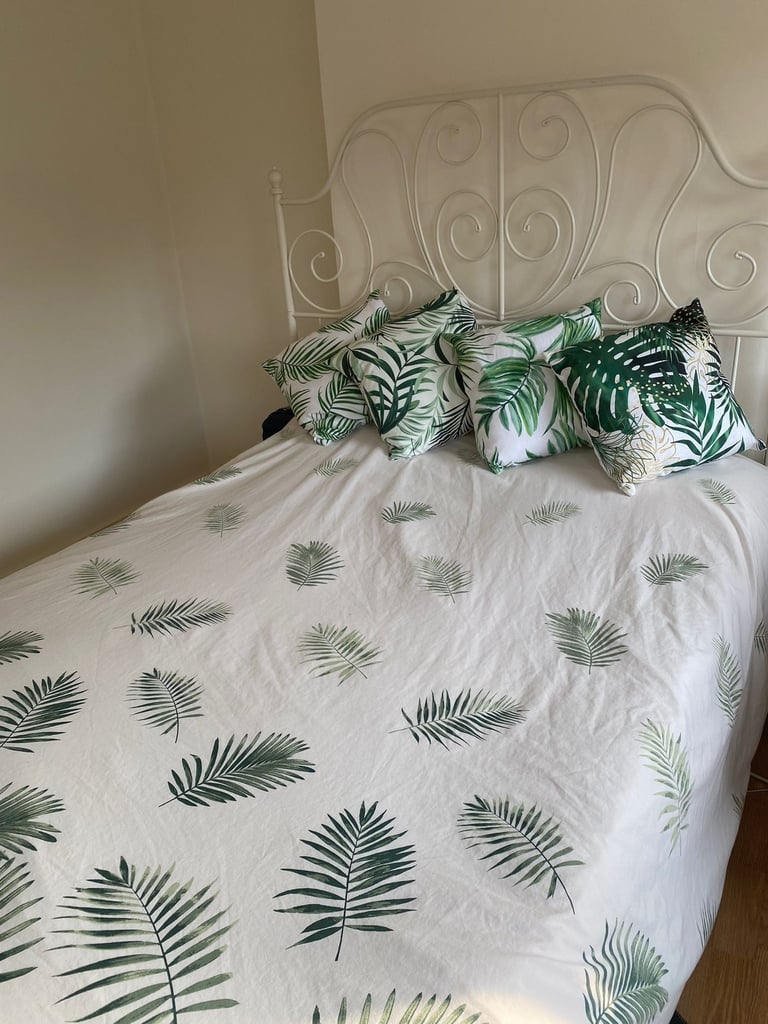 White ikea bed frame for Sale | Double Beds & Bed Frames | Gumtree