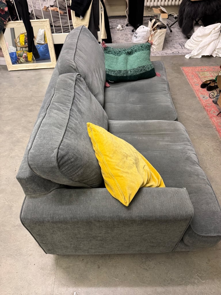 image for Grey sofa two seater 