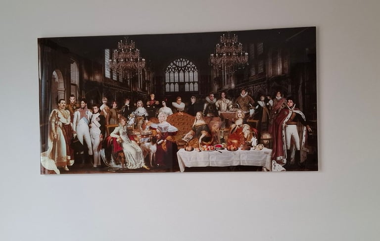 image for Royal Pop Celebreties Glass Wall Picture