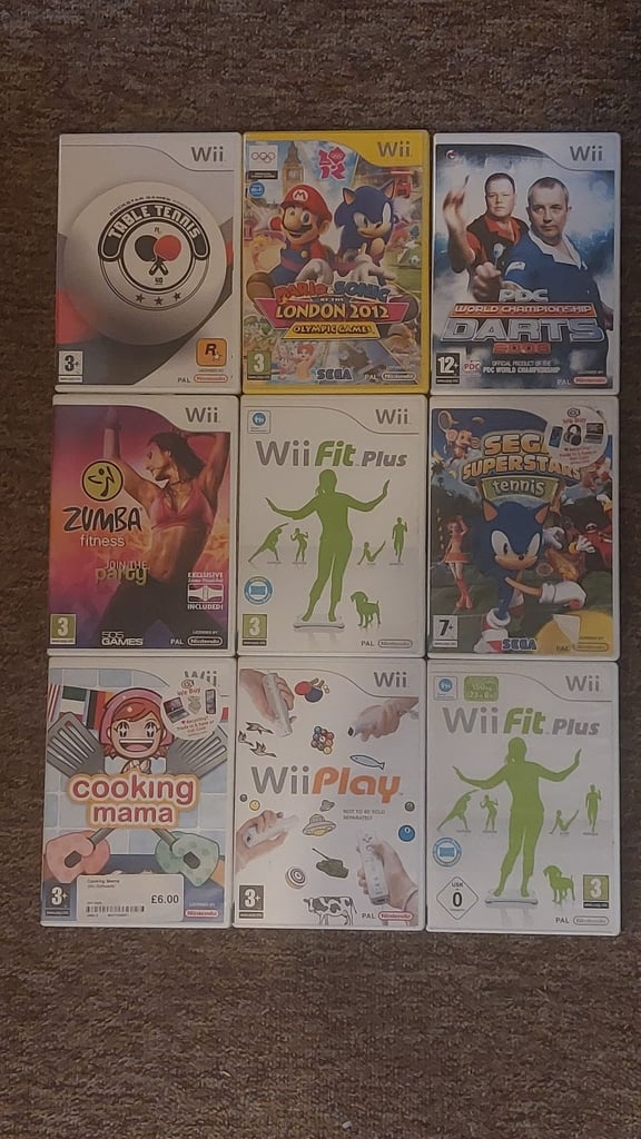 Nintendo wii X3 big bundle 