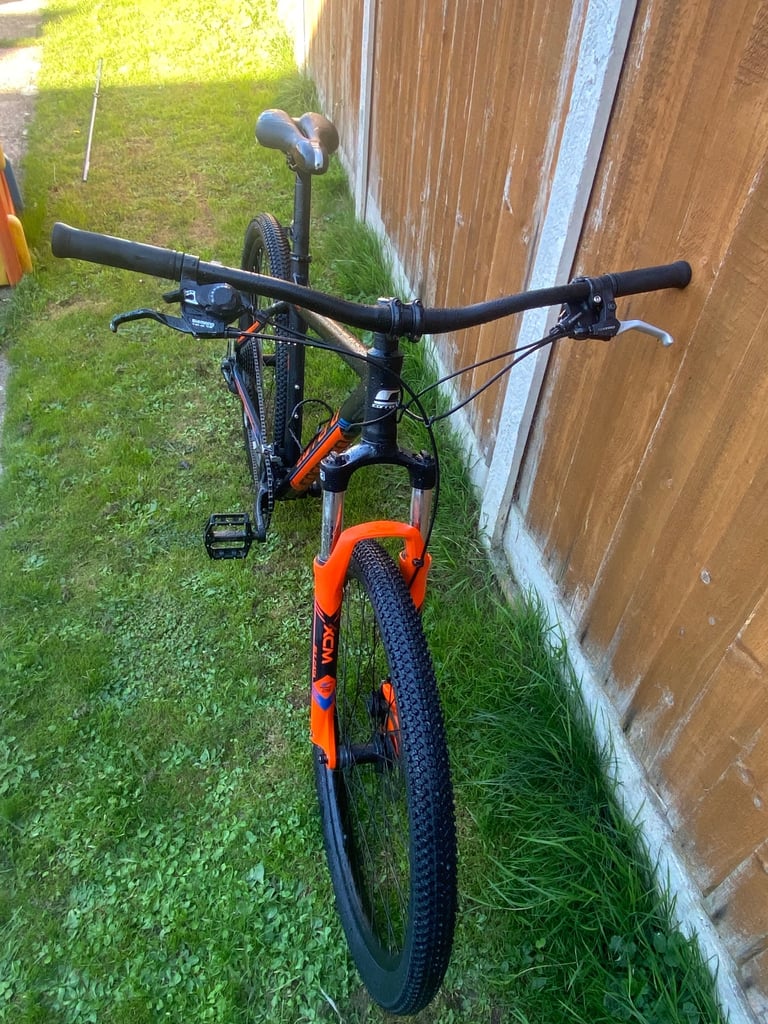 image for Carrera Sulcata Mountain Bike Frame 20 Inch LTD 27.5 wheels  Black/Orange