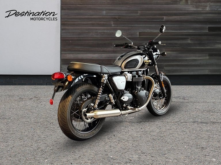 2025 Triumph Bonneville T100 ICON EDITION Petrol black 5 Speed