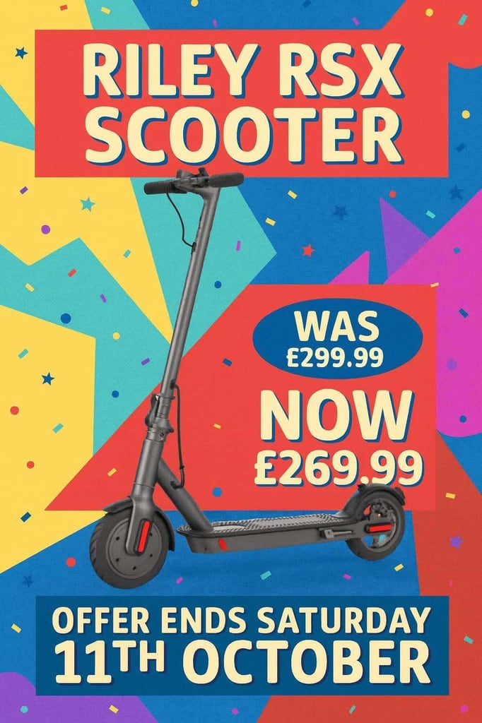 RILEY RSX SCOOTER Boxed