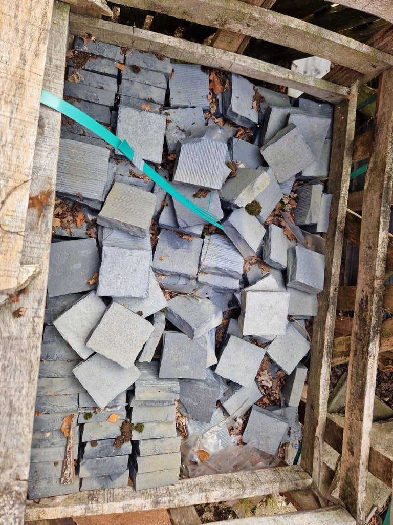 image for Black indian limestone cobbles