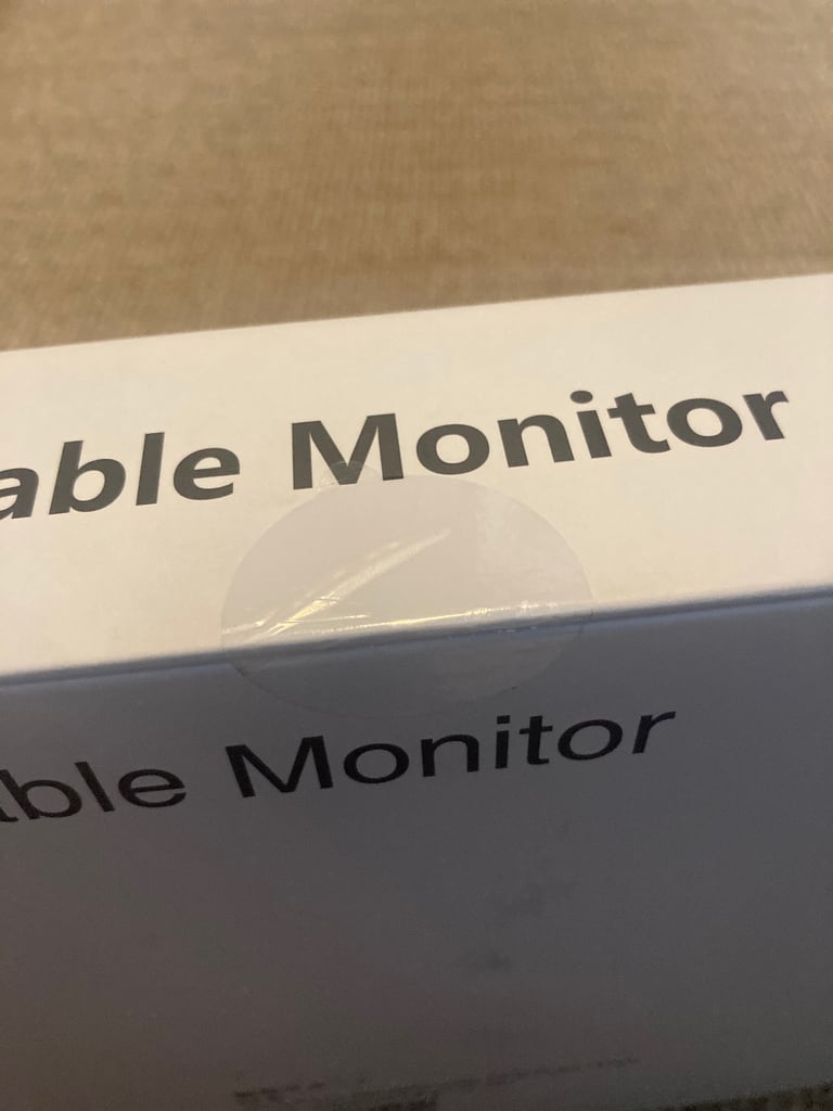 Unopened monitor, seals are still on box 