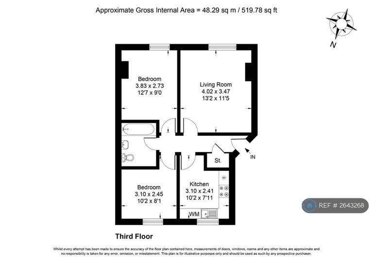 2 bedroom flat in Sidmouth Road, London, NW2 (2 bed) (#2643268)