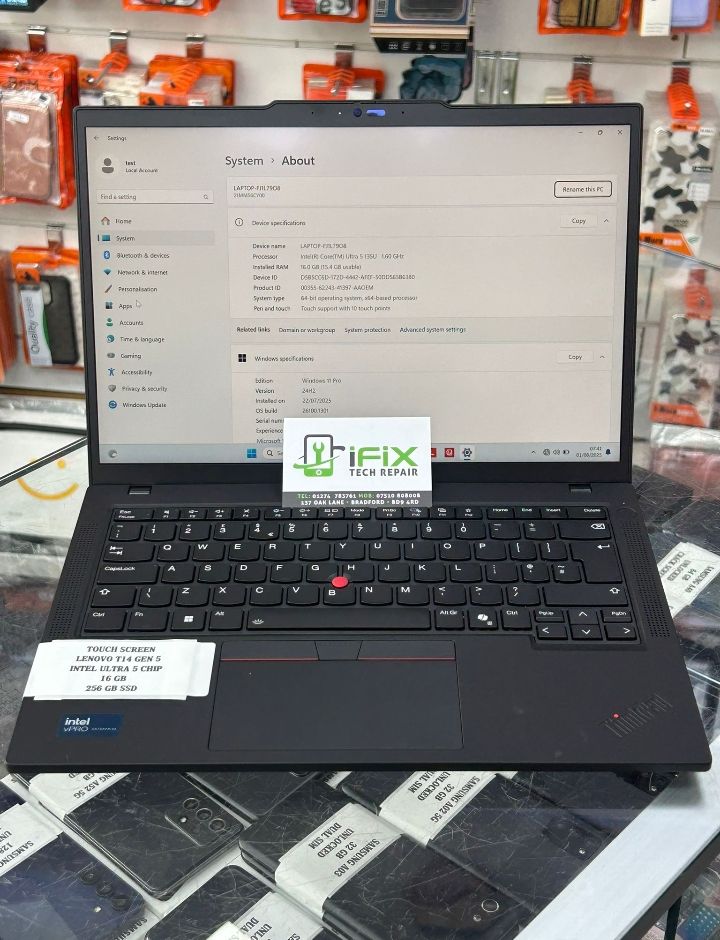 Lenovo T14 Gen 5 With Intel Ultra 5 Chip