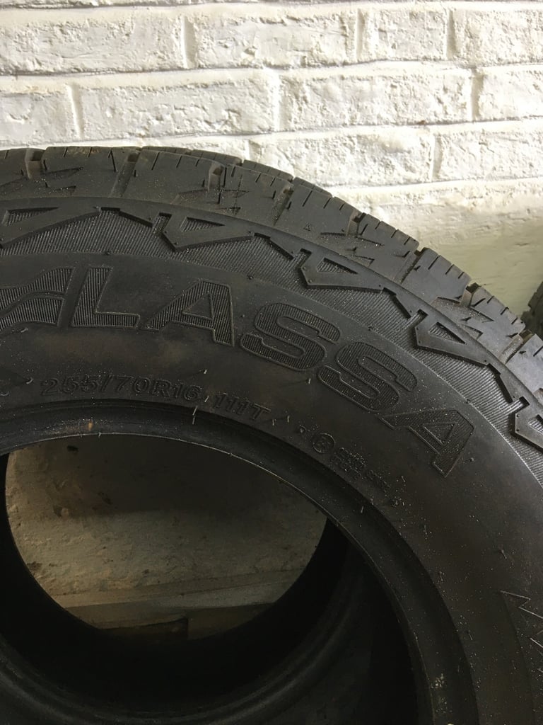 255 70R16 All Terrain Tyres 