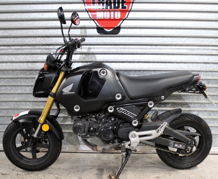 2021 21 HONDA MSX 125 GROM ABS BLACK TRADE SALE 7230 MILES NEWSHAPE MONKEY BIKE